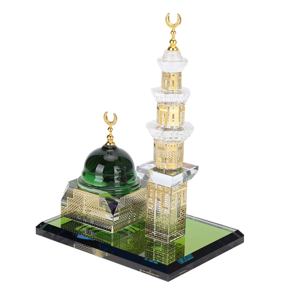 JEOZBM Muslim Kaaba, Mosque Architecture Model Kits, Islamic Kaaba Dome Ornament, Vehicle Decoration, Muslim Religious Supplies, Muslim Gifts