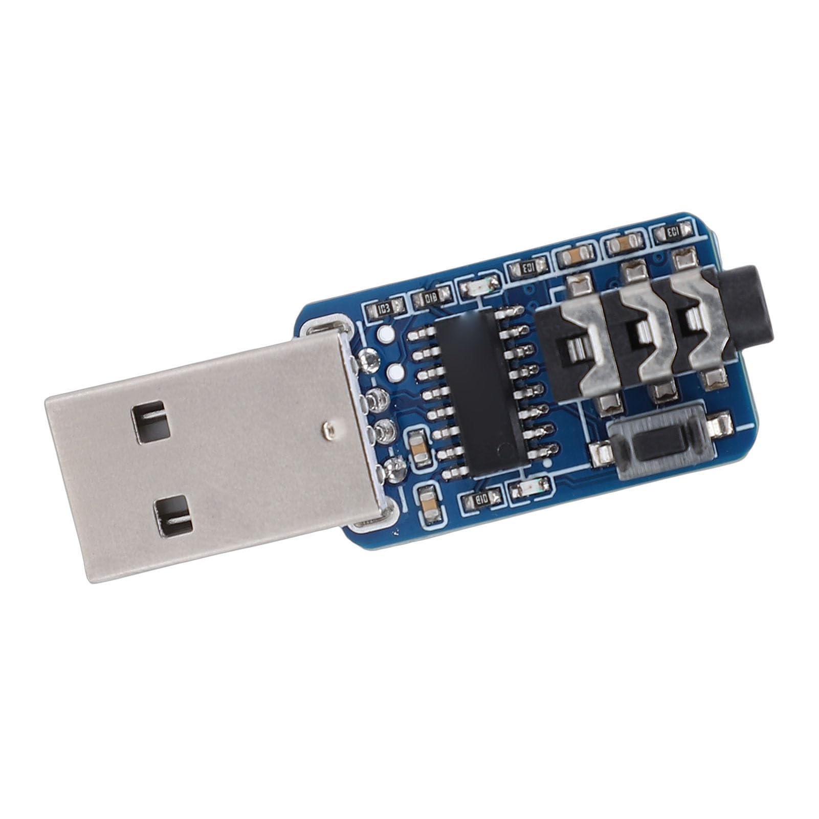 Hyuduo Dispositivo USB CW per Esercitarsi Codice Morse con Interfaccia da 3,5 Mm per gli Appassionati di Radioamatori, Supporto per Software VBand e modalità Lakey