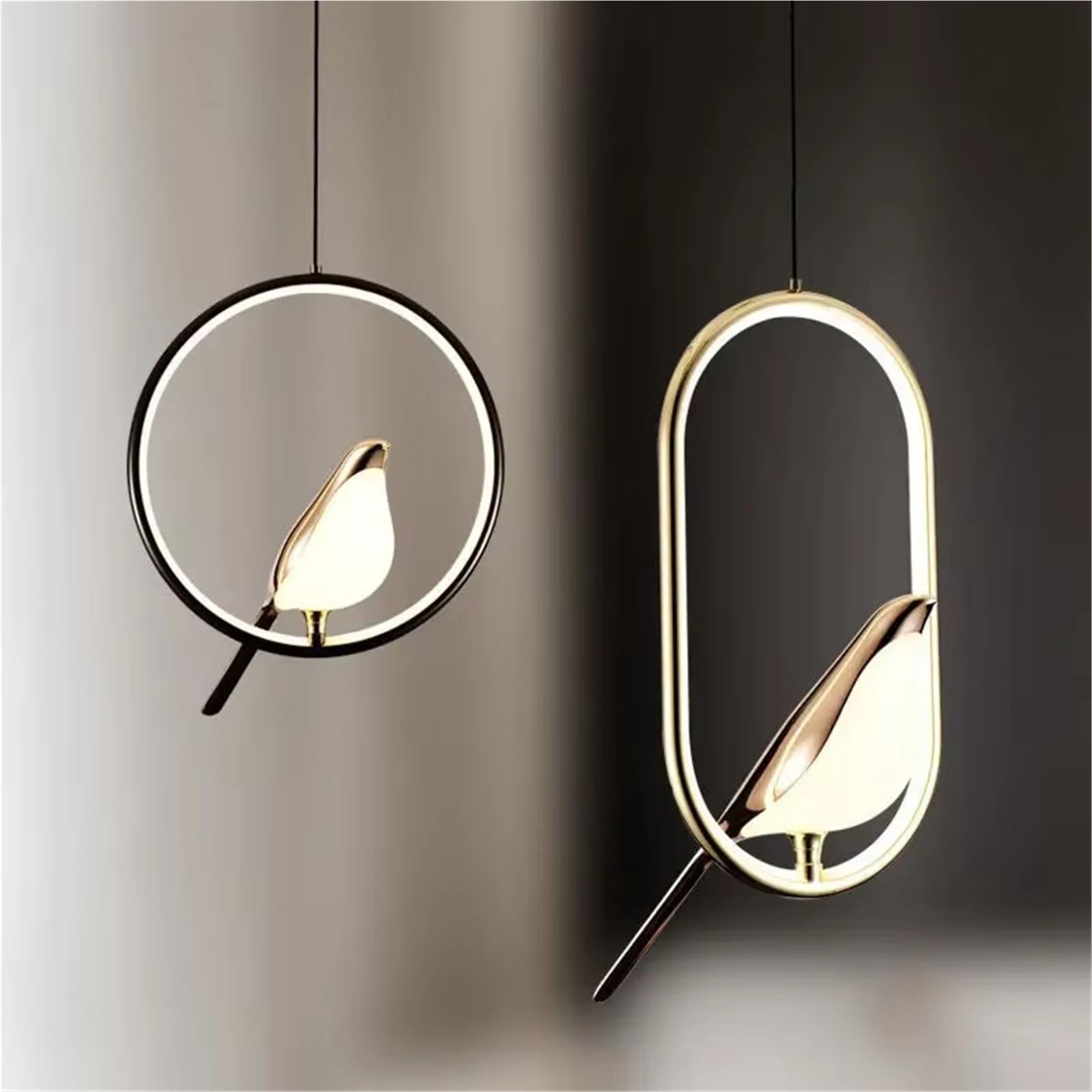 Lámpara colgante LED moderna de urraca para iluminación interior de dormitorio LWX 8