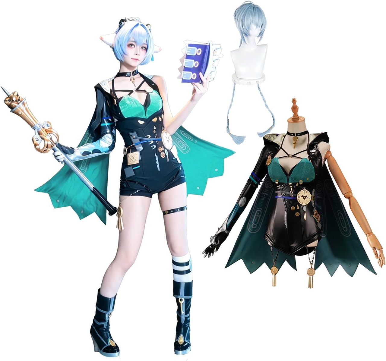 Amazon.co.jp: [LVMAO] ゼンレスゾーンゼロ コスプレ衣装 ウィッグ付き