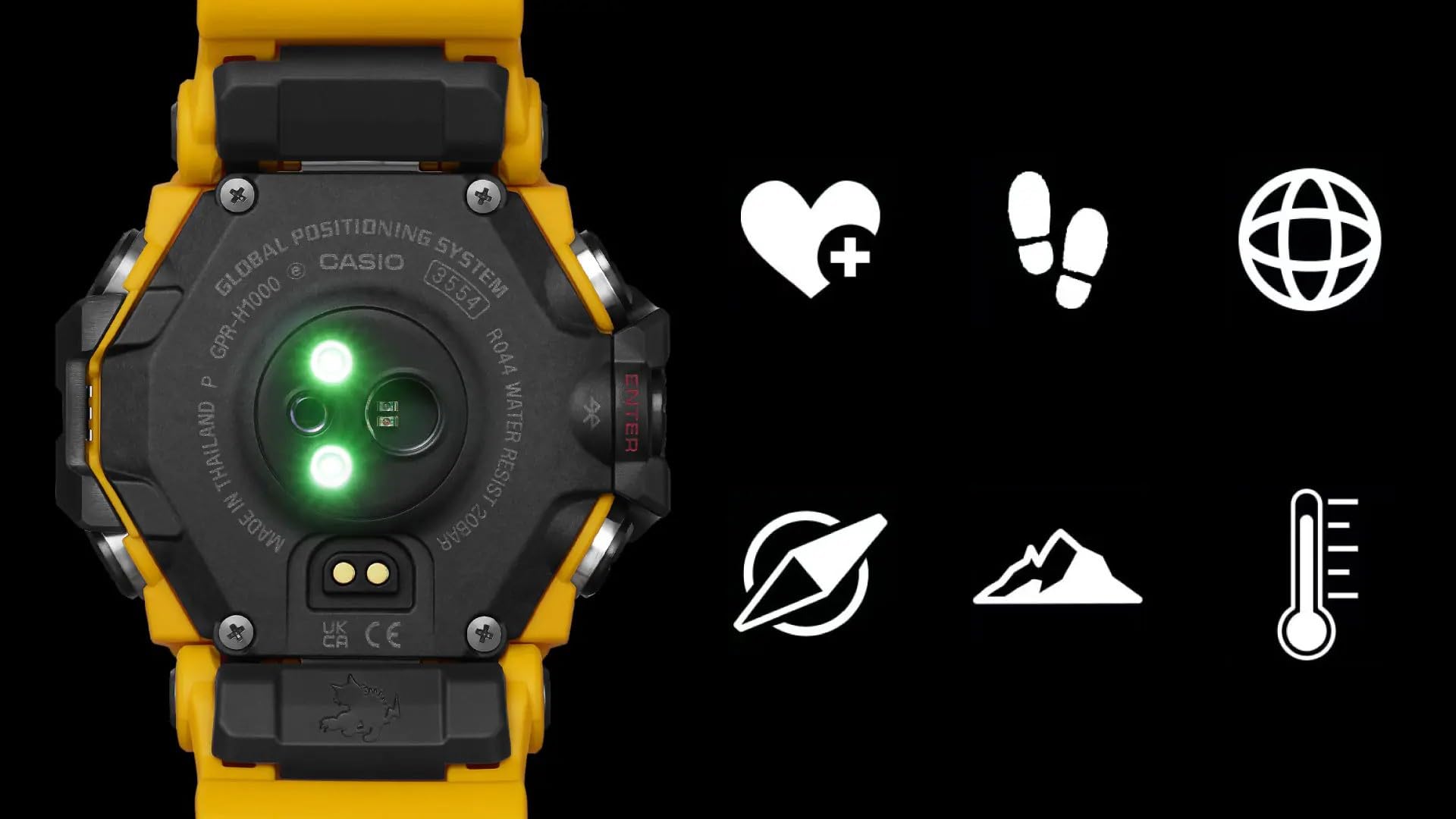 CASIO G-Shock G-Shock Reloj Multifunción Hombre Tendencia Código GPR-H1000-9ER