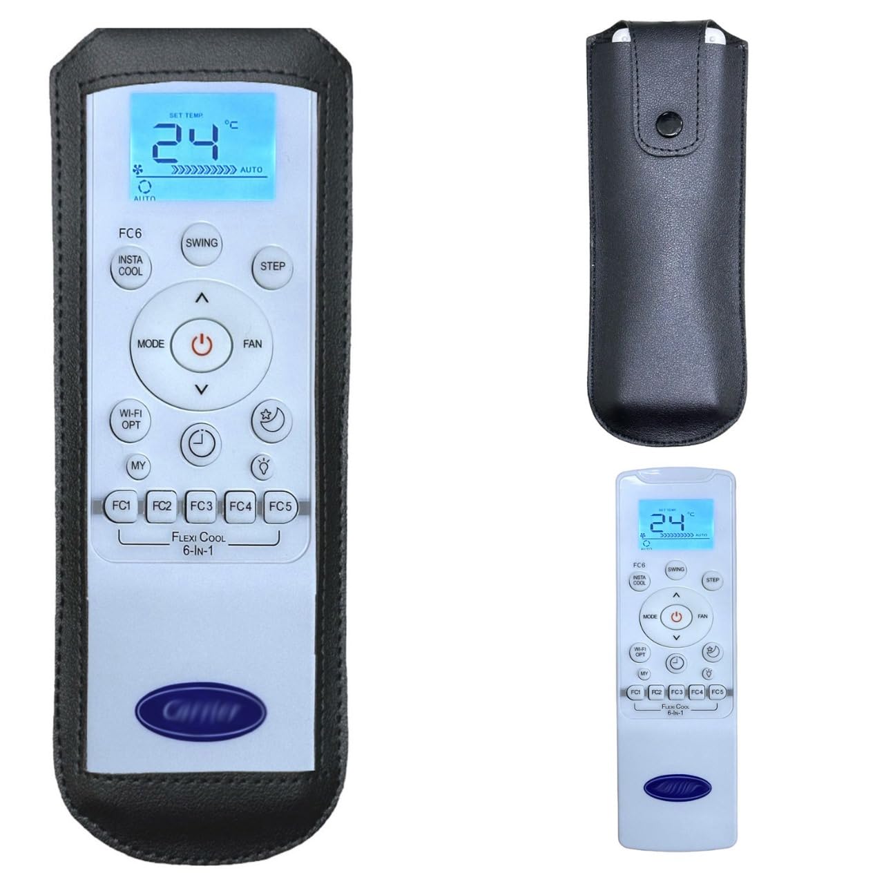 Zaoma Protective Case PU Leather Cover Holder Compatible for AC Remote Model No:. RG56CMI-B2X Compatible/Replacement for Carrier AC Remote Control Protective Case (Black) (B0D2RTT6R7) Amazon Price History, Amazon Price Tracker