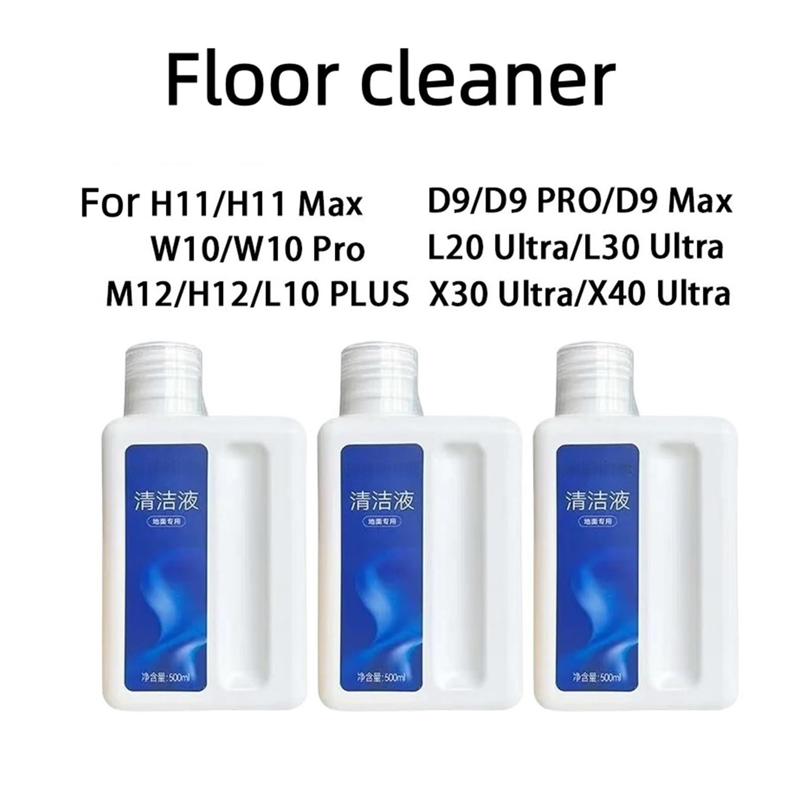 Limpiador 500 ml compatible con Dreame H11, H11 Max, H12, L10 PLUS(4pcs)