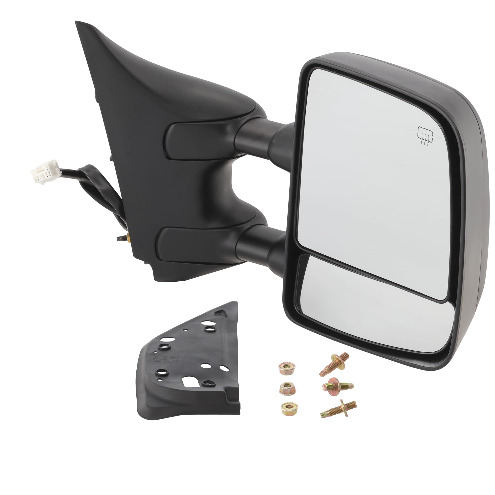 Garage-Pro Passenger Side Power Heated Towing Mirror for Nissan Titan 2004-2015 Without Memory Textured With Towing Package