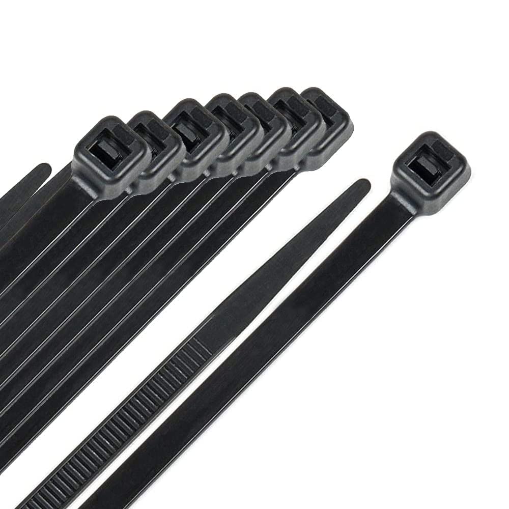 Confezione 100 Fascette Fermacavo Nylon Nero 2,5 X 200mm – AVARTEK Forte Resistente