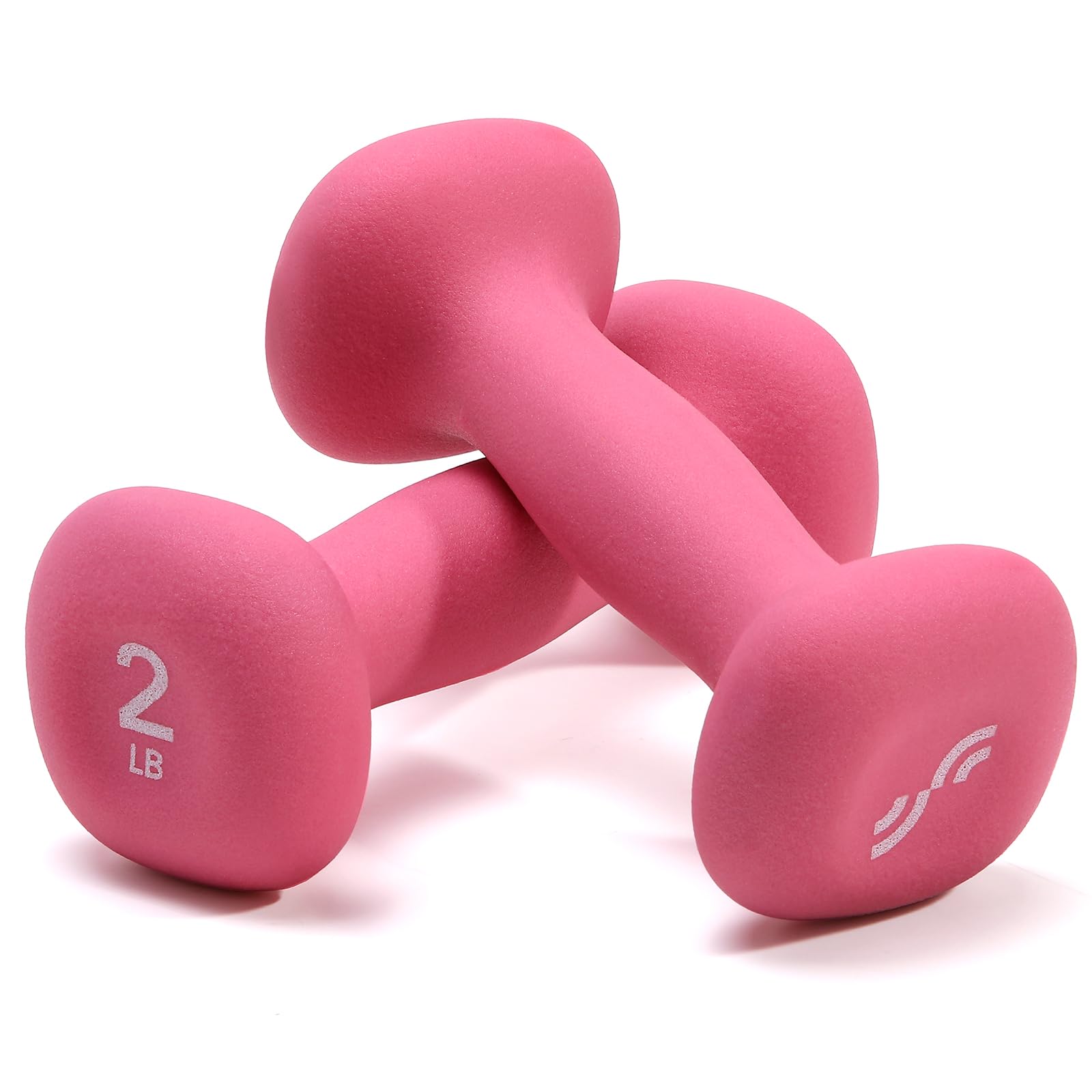 Sportneer Neoprene Dumbbells Set of 2 2 3 5 8 10lb Hand Weights for Women Non-Slip Ergonomic Design