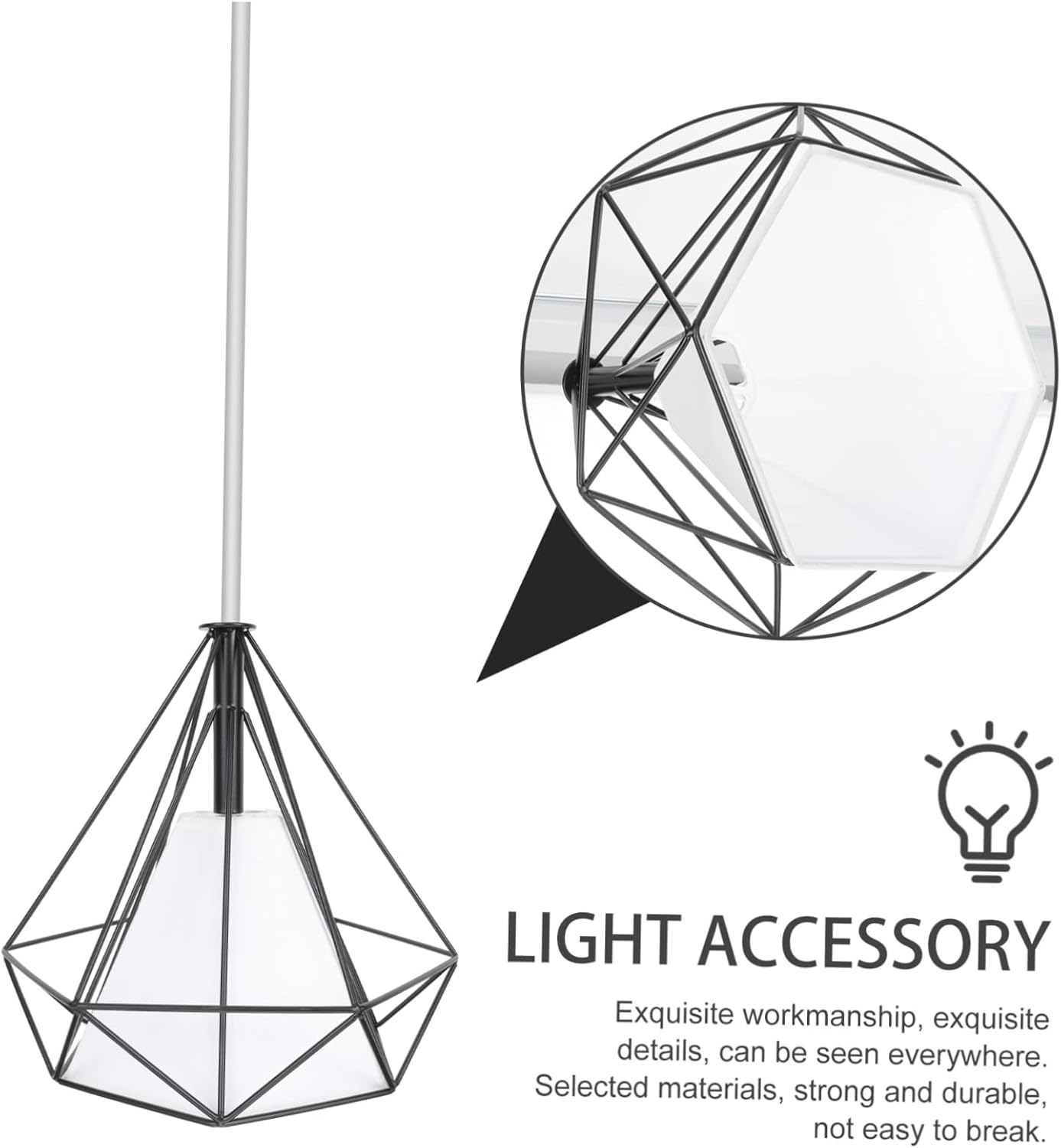 NUOBESTY Retro Style Iron Lamp Shade Vintage Hanging Light Cover for Home Decoration and and Aesthetic Design for Wall Lamps and Chandelier Lighting