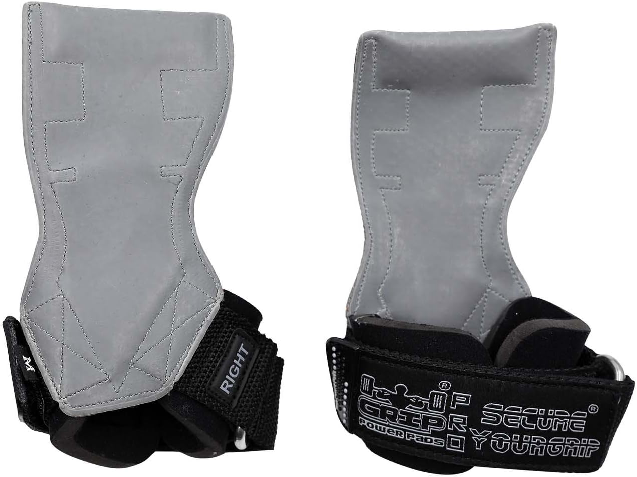 Lifting Grips PRO Weight Gloves Heavy Duty Barbell Gymnastics Straps Alternative to Power Hooks Deadlifts Adjustable Neoprene Padded Wrist Wrap image 3
