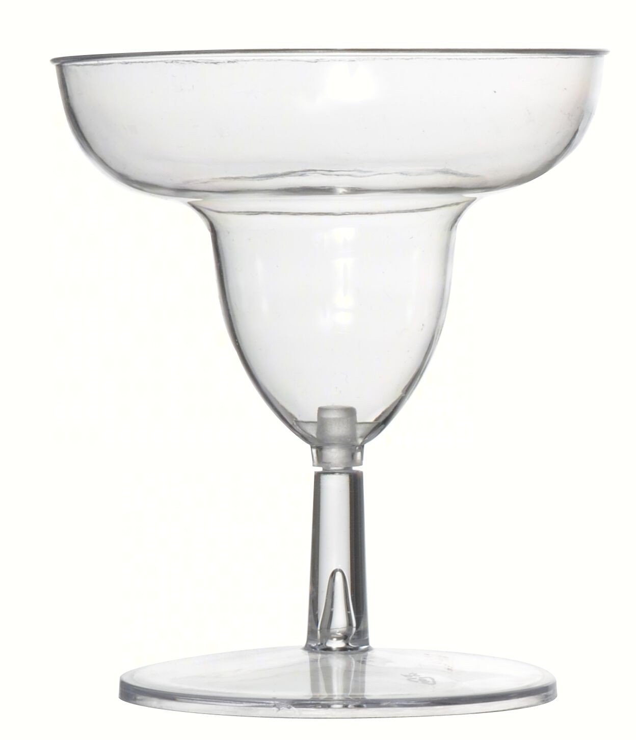 Clear Plastic 2-Piece Mini Margarita Glasses-2 oz. | Tiny Temptations | Pack of 12 Drinkware