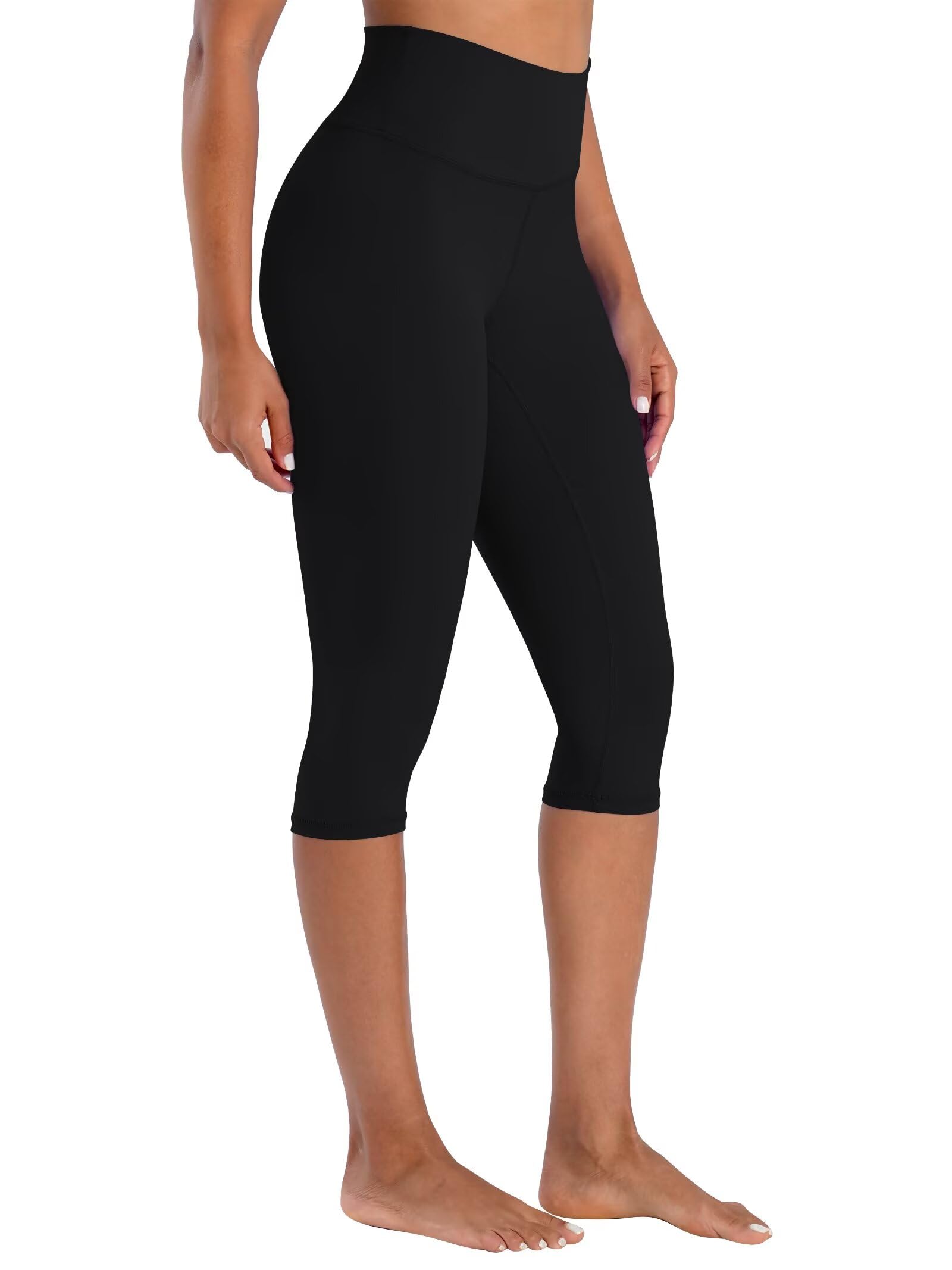 Sunzel Sunzfly Capri Leggings for Women, High Waisted Yoga Pants with Tummy Control for Workout Running Gym