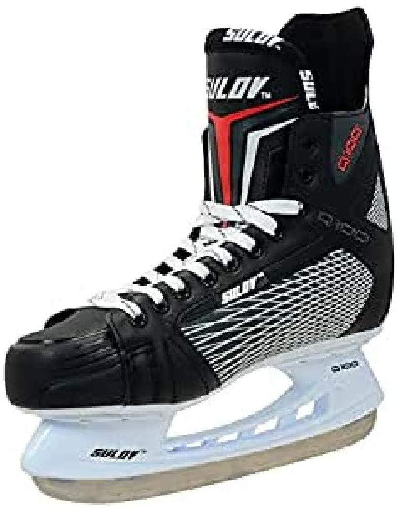 SPORTTEAM Sport Équipe Homme Q100 Patins à Glace 42 cm Noir