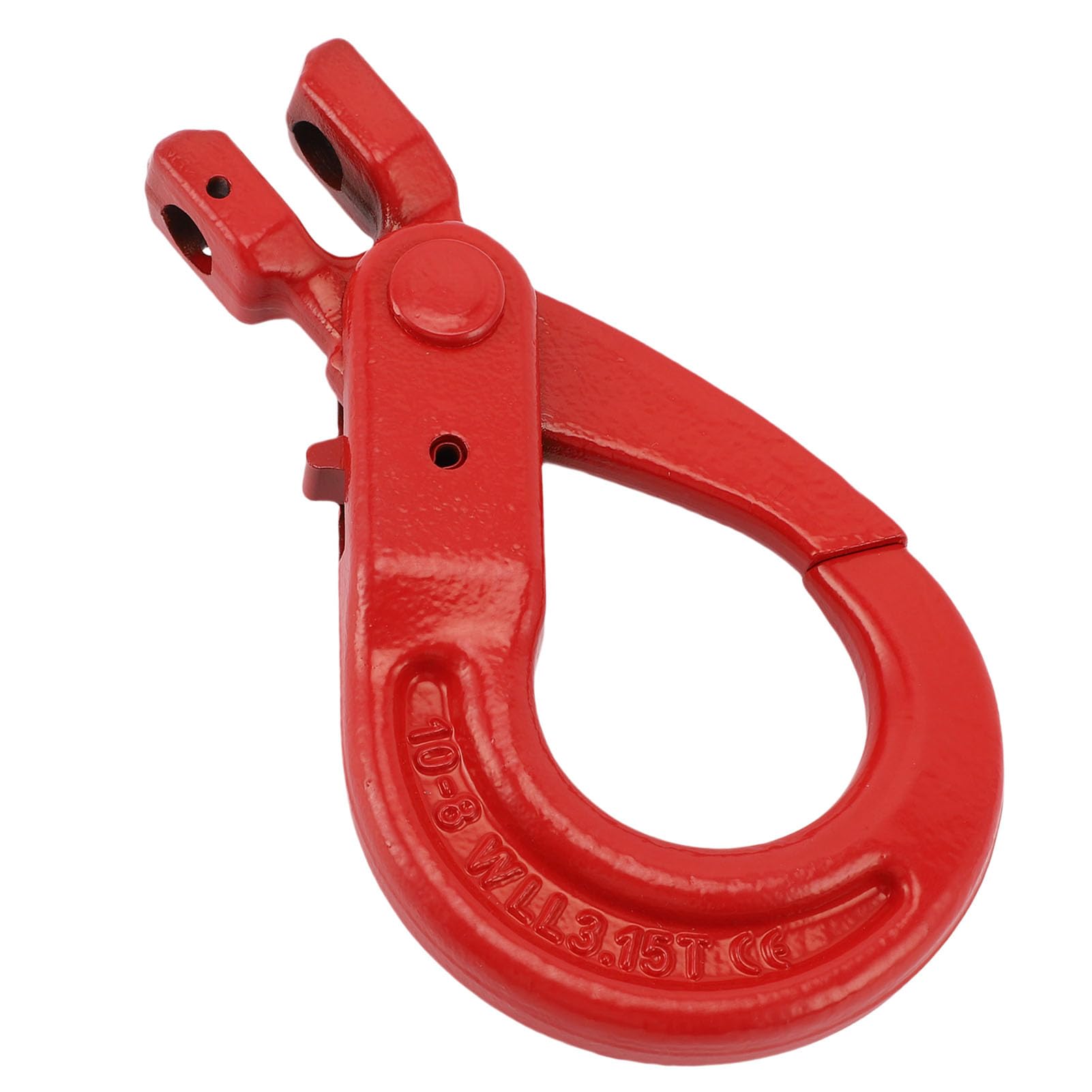 Gancio a Forcella, Gancio a Forcella in Acciaio Legato Forgiato a Caduta per Carichi Pesanti con Design a Perno Capacità Limite di Carico 3,15 T, per Sollevamento di Fabbriche di