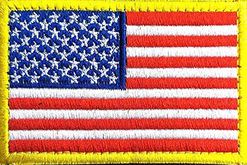Toppa Ricamata Con Bandiera Americana In Bianco E Nero Emblema Dell Militare Sottomessa Degli Stati Uniti Damerica~p113224350