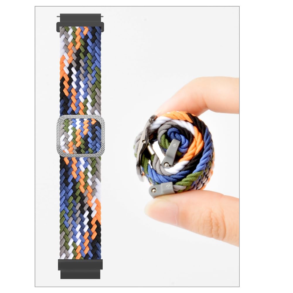 Nylon-Armband Für Huawei Band 7 - Elastisches Sport-Armband, Ersatzarmband In Verschiedenen Farben