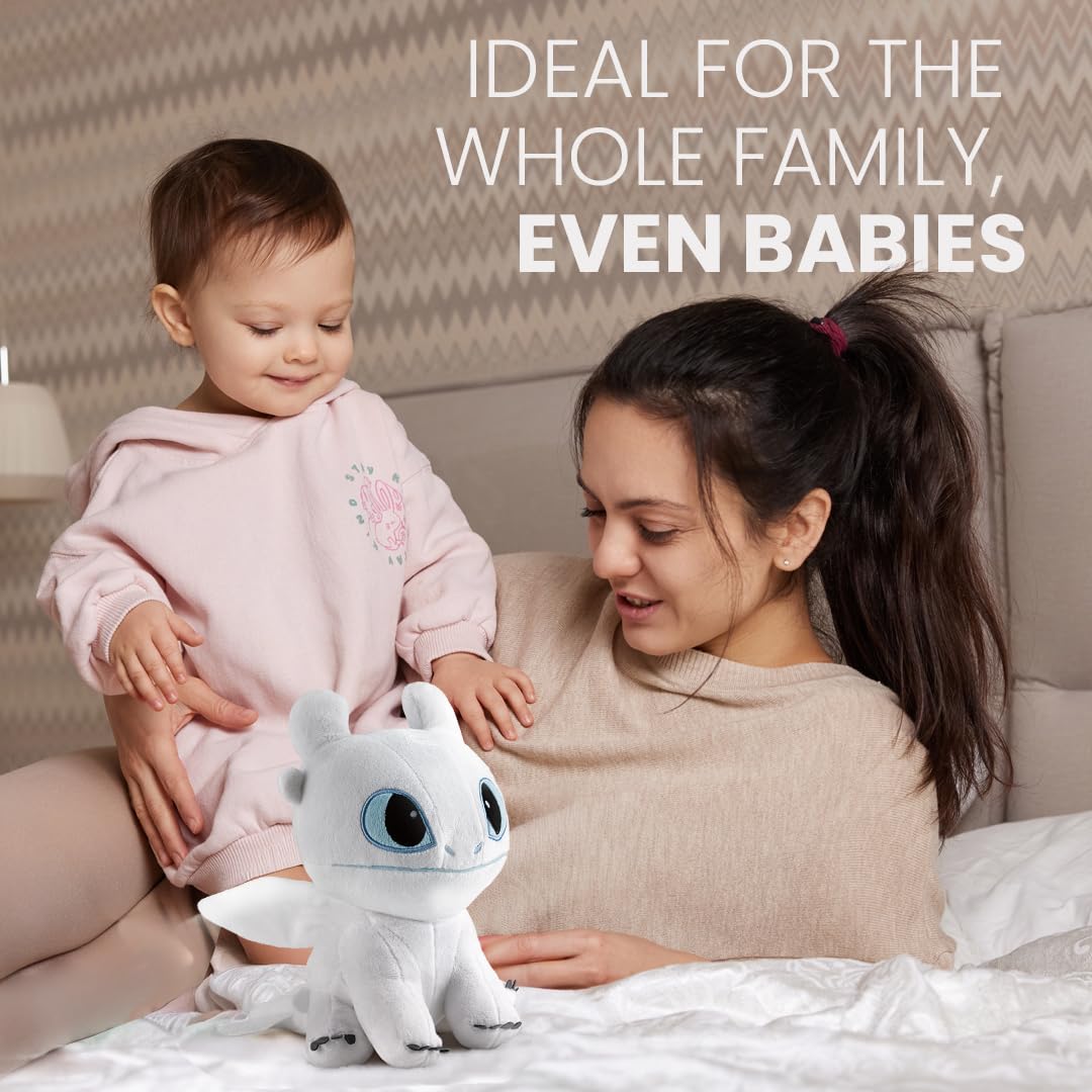 BIOSYNEX - Peluche Bouillotte Micro-Ondable avec Billes d'Argile Dragons - Doudou Bien-Être Lavable en Machine - Chaleur Douce et Réconfortante - Dès la naissance (Furie Eclair)