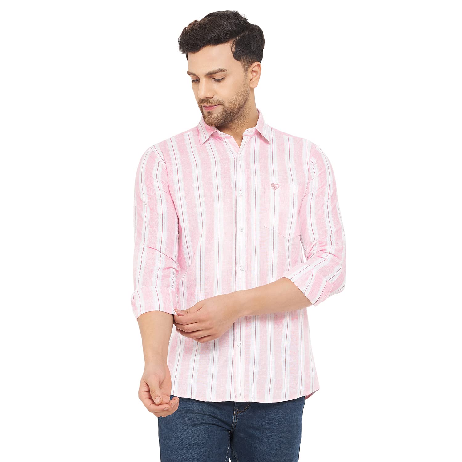 DukeStardust Men Full Sleeve Cotton Shirt