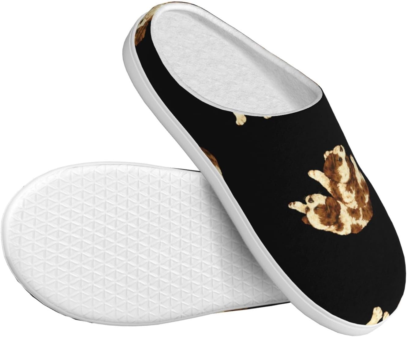 児島デニム 低反発ルームシューズ ナチュラル スリッパ 参観日 室内履き おしゃれ ギフト プレゼント インテリア お祝 新生活 引越し -  【fofoca】- プレゼント＆ギフトのギフトモール [DOGYTJS] シー・ズー スリッパ 室内履きルームシューズ 洗える おしゃれ 静音 滑り止め付 超軽量 室内 来客 オールシー