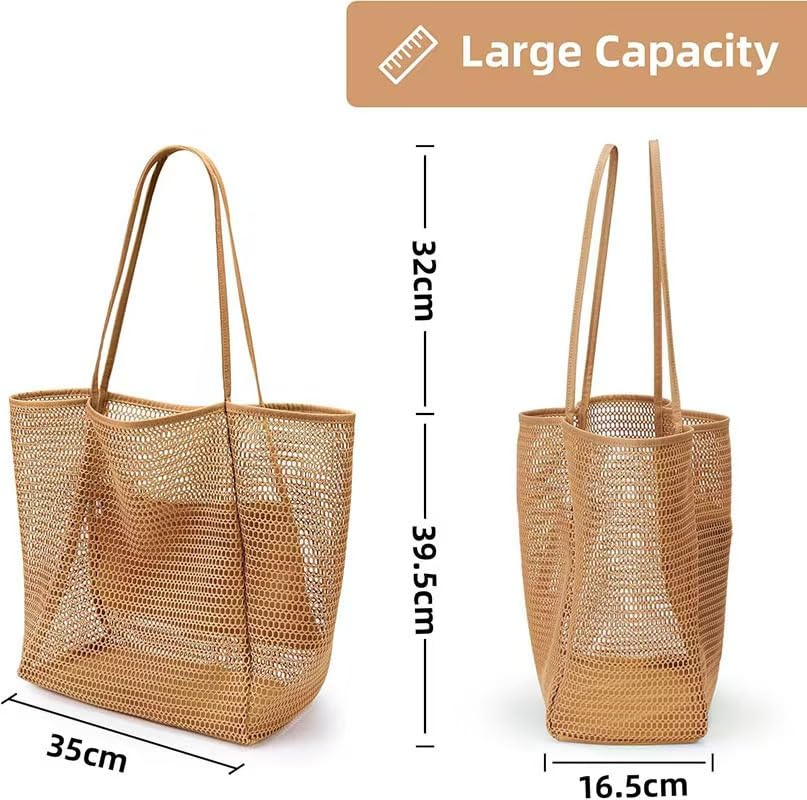 Stylish Lightweight EVA Beach Bag Waterproof Easy-Carry Ldeal for Ladies' Beach Trips & Shopping4