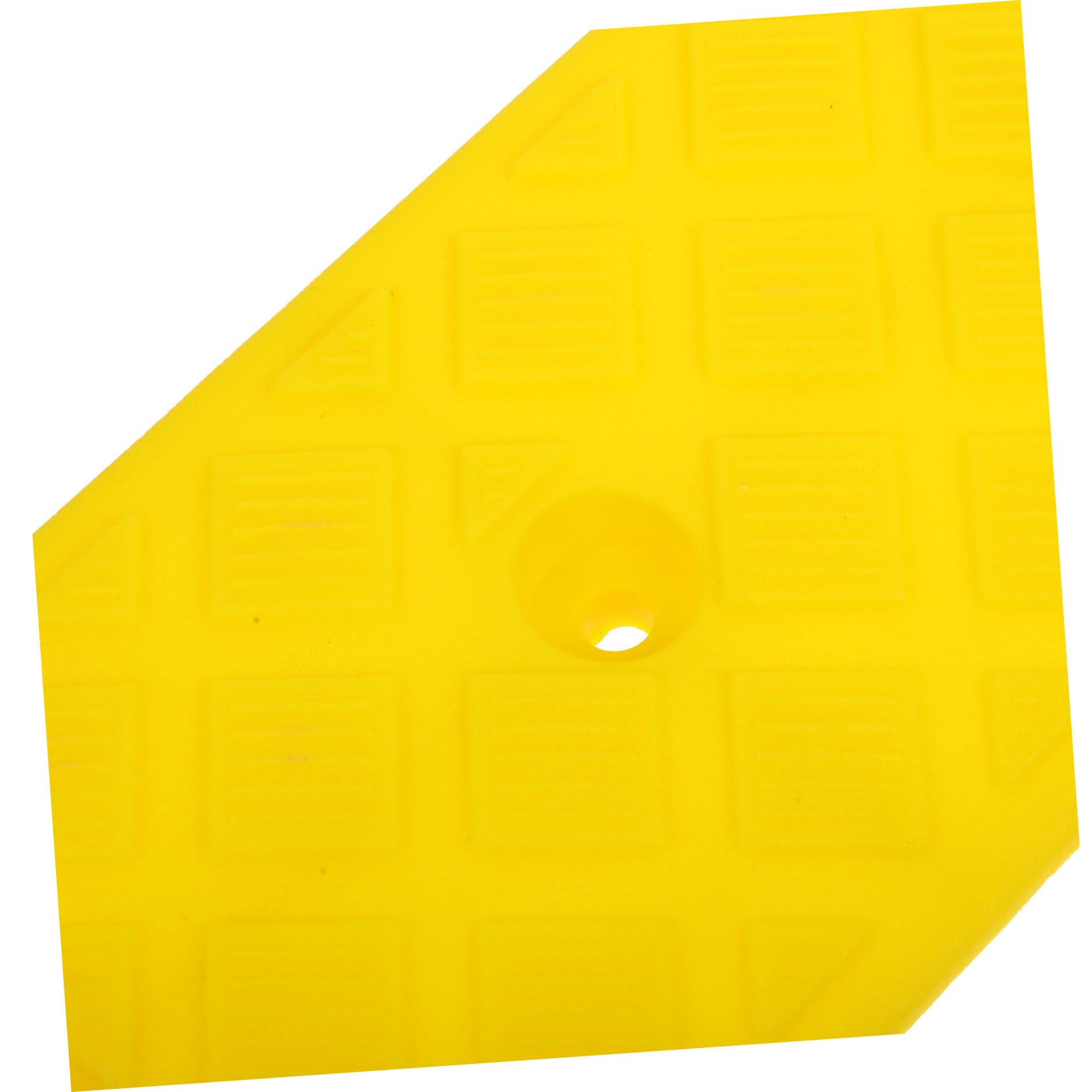 SOIMISS Rampa per Soglia in Plastica Gialla 50x13cm per Sedia a Rotelle e Mobili Ruote, Antiscivolo e Resistente All'usura, Confezione da 2 Pezzi per Casa e Lavoro