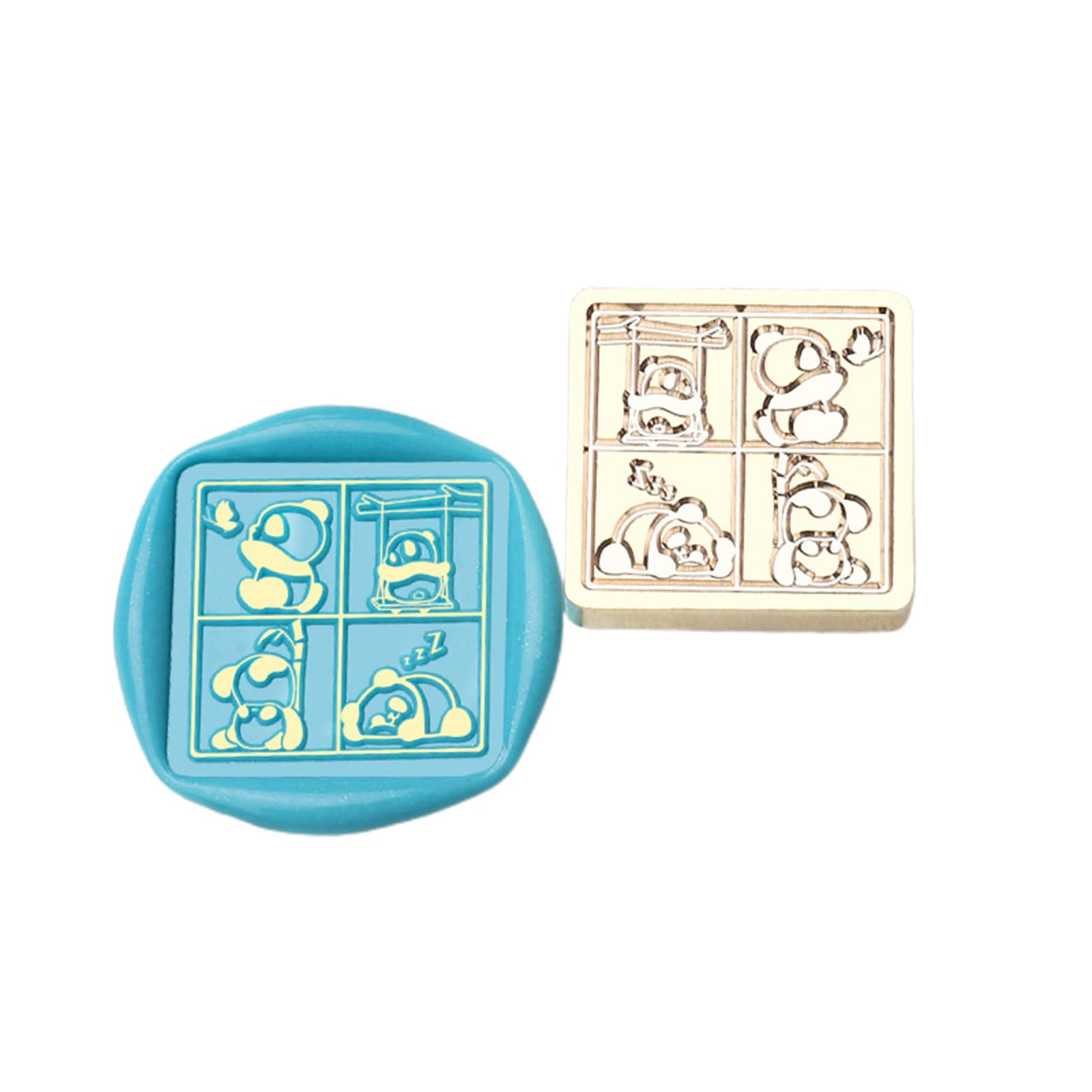Yhplxyuus Brass Head Waxed Seal Stamp Winter Themed Sealing Waxed Stamp for Card Envelope Scrapbooking Invitation Decoration Winter Themed Seal