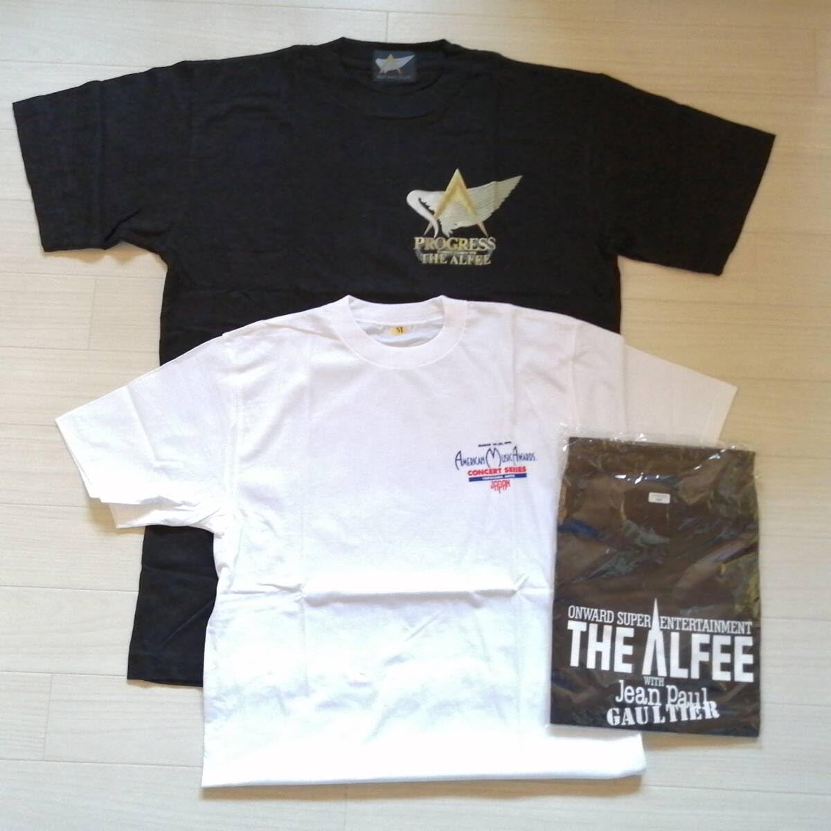 Amazon.co.jp: ALFEE g⑤ Tシャツ 3枚セット 白 黒 2枚 count down'94