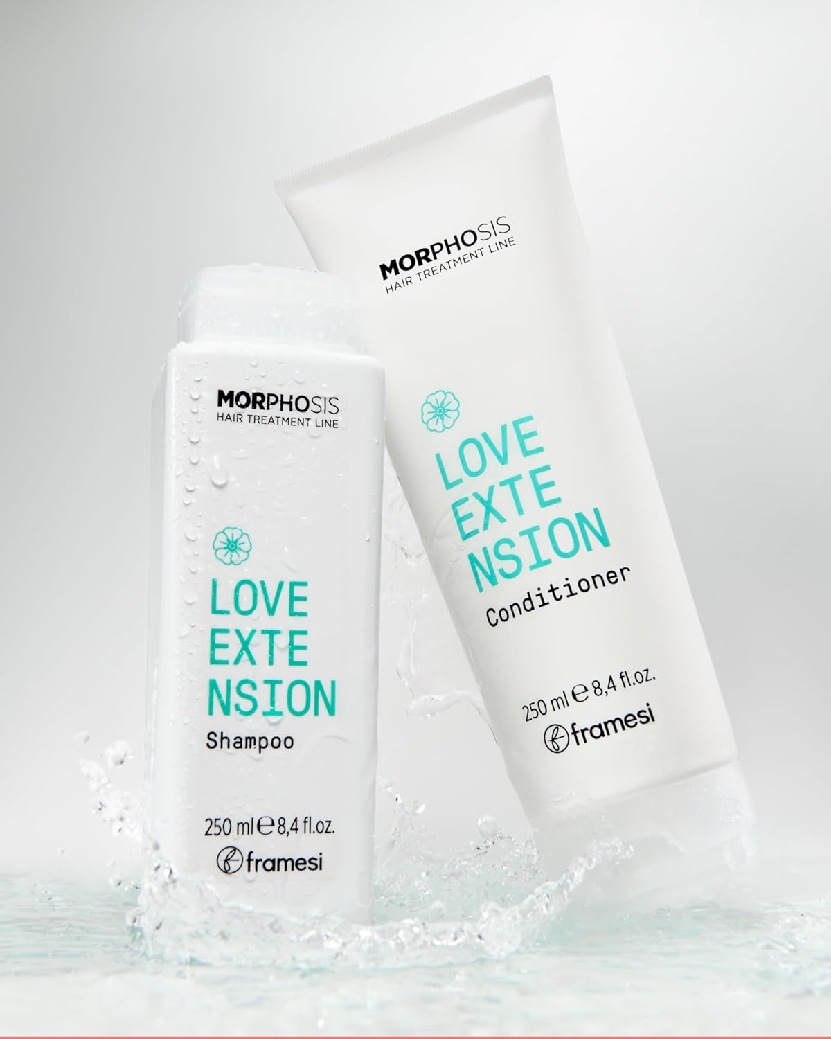 FRAMESI Morphosis Love Extension Conditioner 8.4 fl oz, Conditioner for Hair Extensions and Wigs, Natural Ingredients, Gently Cleanses and Hydrates, Color Safe - Image 6