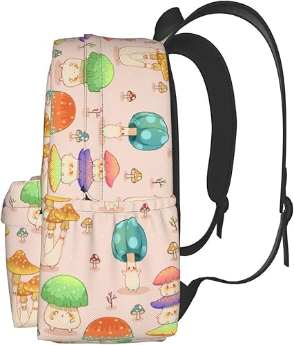 Miniatura 3 de Shoggoth Mochila de 17 pulgadas con diseño de mariposas, informal, mochila para laptop para mujer, bolsa de viaje para senderismo, Negro13, Mochilas