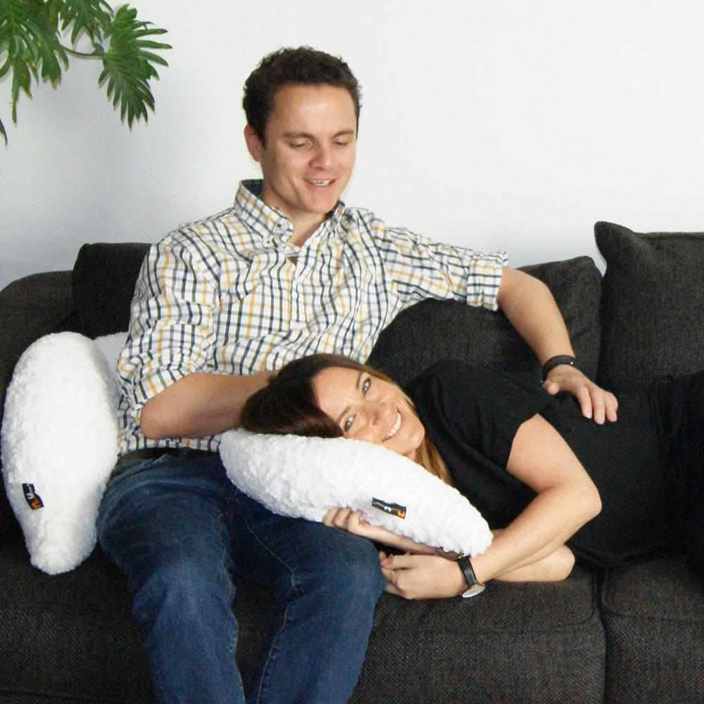 Flügelkissen, Grace (S) Naboa - Bezug und Füllung. Dekokissen vom Designer, Ergonomisches Kissen, Nackenkissen, Lendenwirbelkissen, Lesekissen, Kuschelkissen