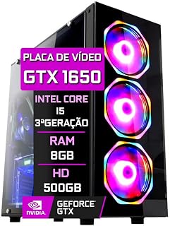 Computador Gamer Blue PC Intel Core i5 (Terceira Geração) 8GB GTX 1650 4GB HD 500GB Fonte 500W