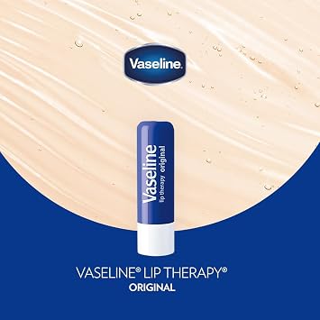 Vaseline Lip Therapy Original 8-Pack Lip Moisturizer for Dry, Cracked Lips, 0.16 Oz Ea