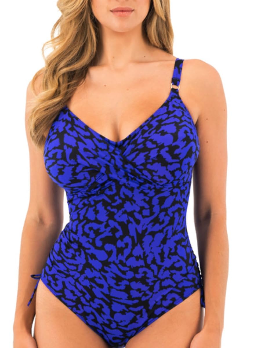 Fantasie Swim Hope Bay Underwired Adjustable Leg Swimsuit (36FF, Ultramarine)