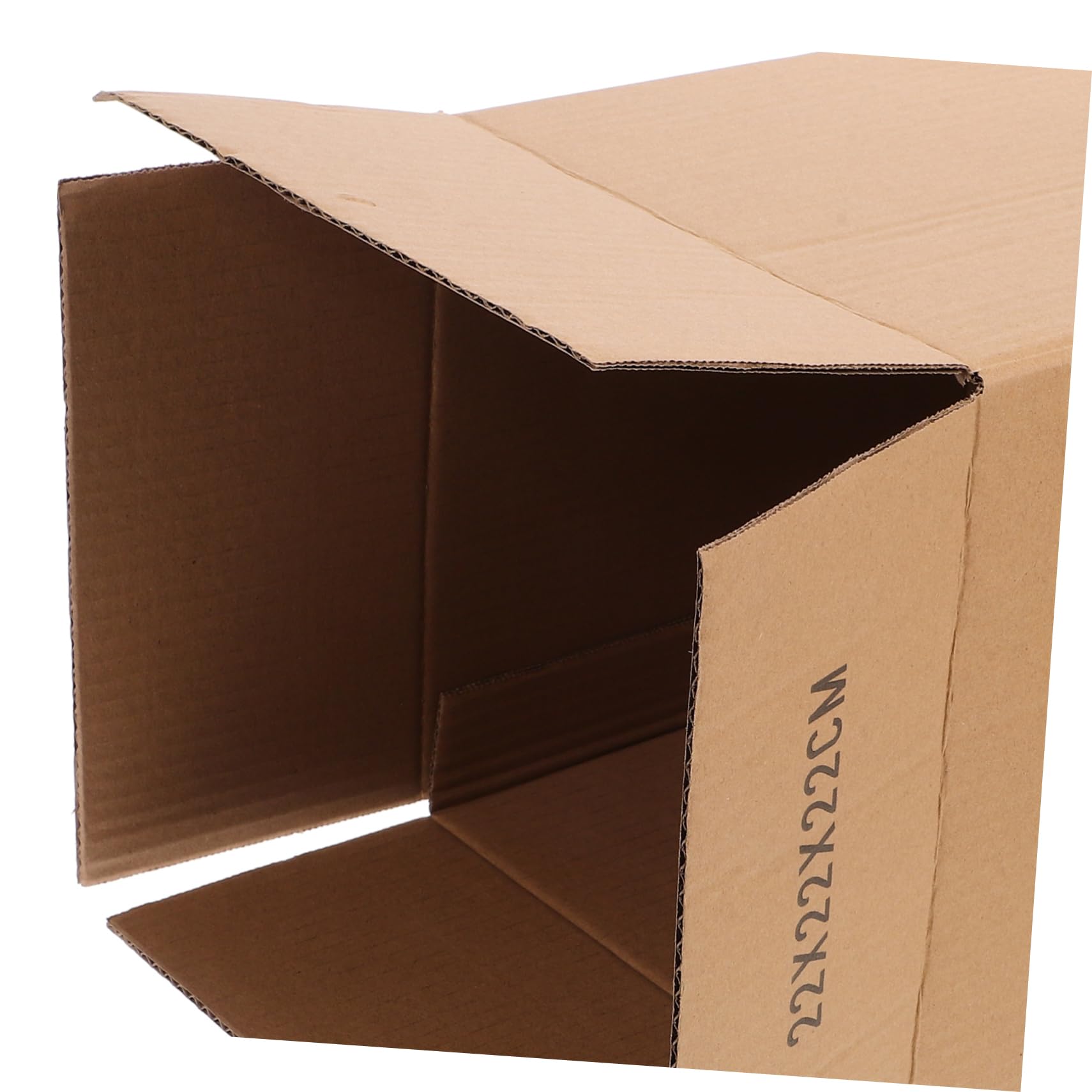 NUOBESTY 5 Stück Braune Kartonverpackungen aus Papier Quadratische Umzugskartons Robuste Verpackungsmaterialien zum Transportieren und Einfachen Tragen