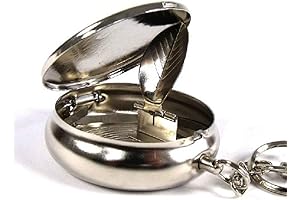 Stainless Steel Travel Ashtray: The Ultimate Travel Companion for Odorless Smoke Disposal