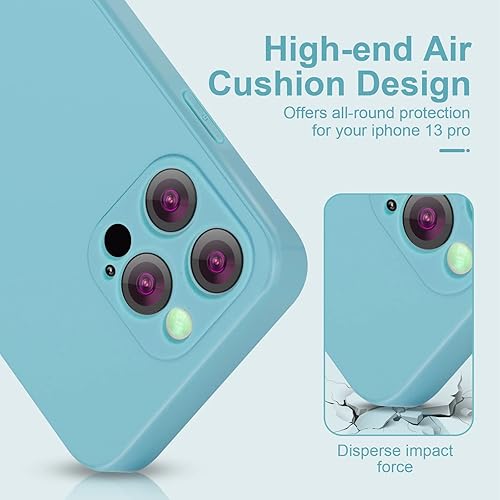 Miniatura 4 de Funda de silicona cuadrada compatible con iPhone 11 Pro de 5.8 pulgadas, bordes cuadrados de silicona líquida (protección individual para cada