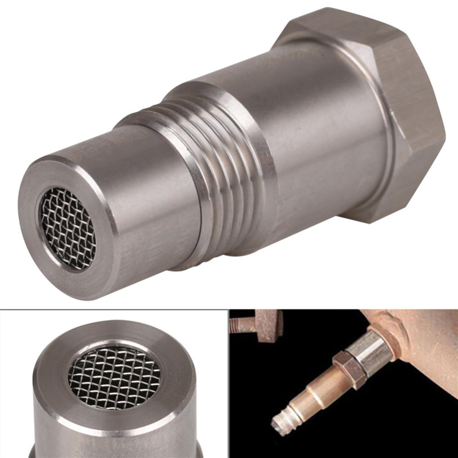 Adaptateur Sonde Lambda M18x1.5 - Éliminateur De Voyant Moteur Pour Capteur O2 Après Suppression Catalyseur
