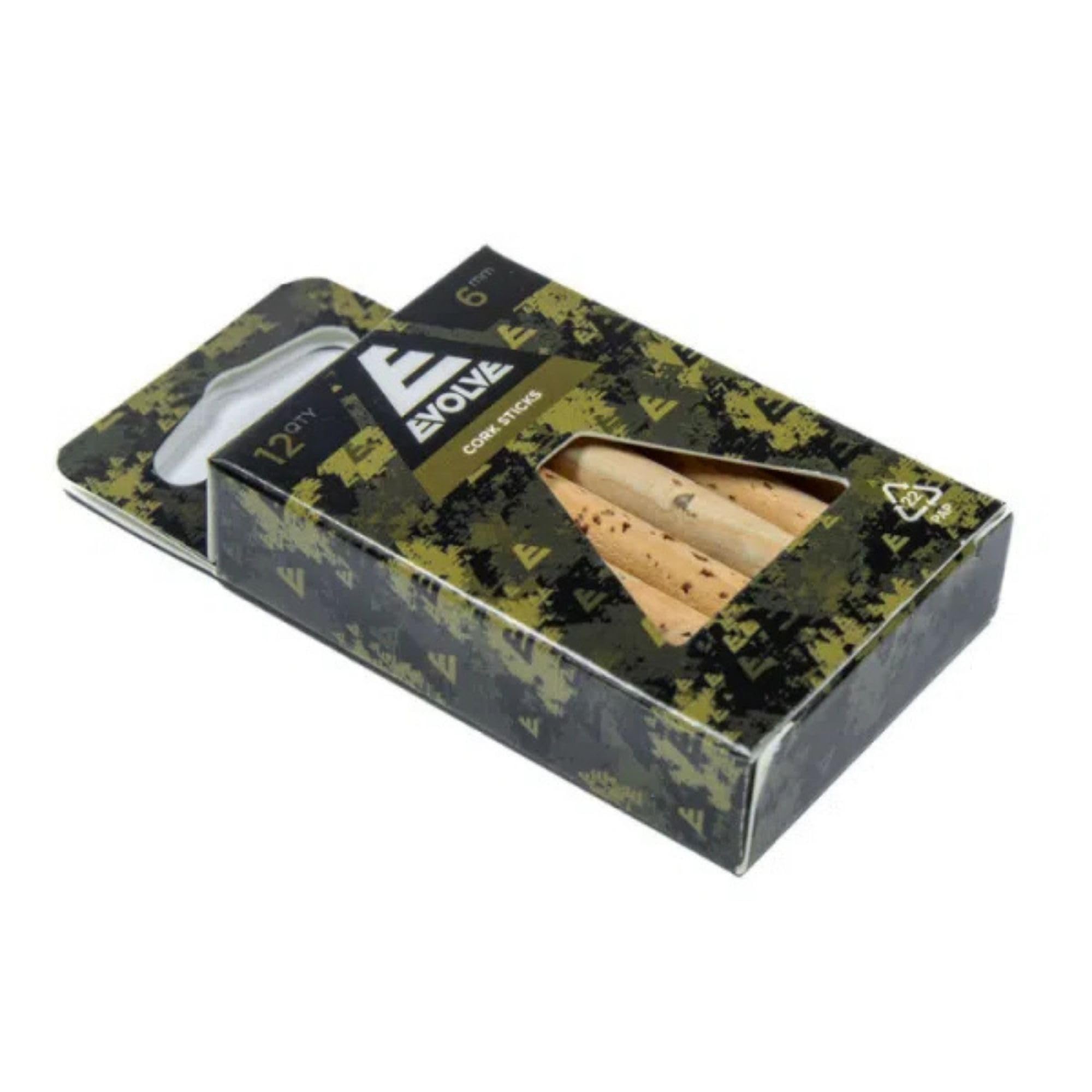 Evolve Tackle Cork Sticks – 6 mm x 60 mm, Carp Fishing Bait Making Accessory