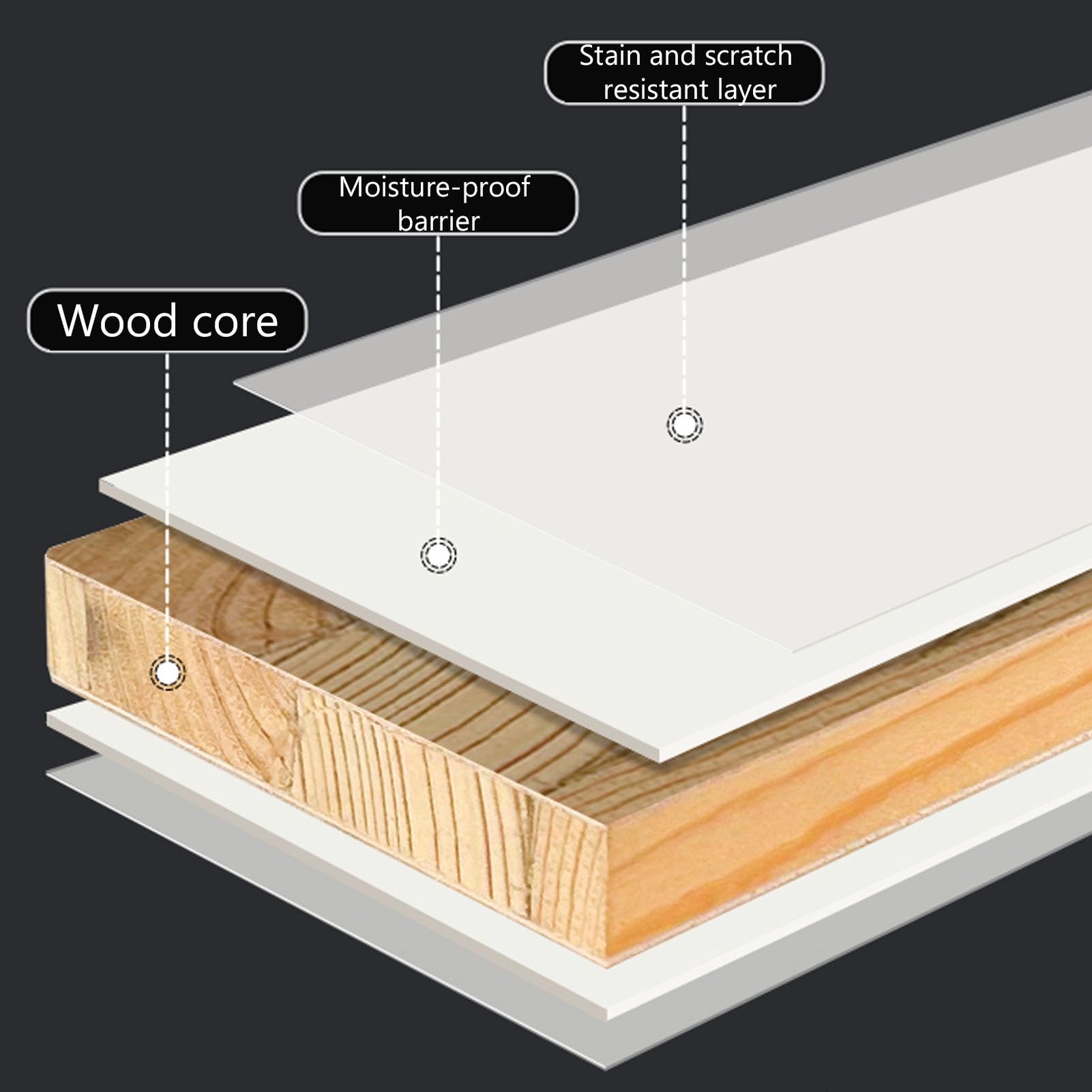 Supporto per stampante regolabile con pannelli forati, organizer da scrivania per ufficio e casa, finitura in legno naturale, adatto a stampanti e forniture per ufficio, 50 x 32 x 40 cm