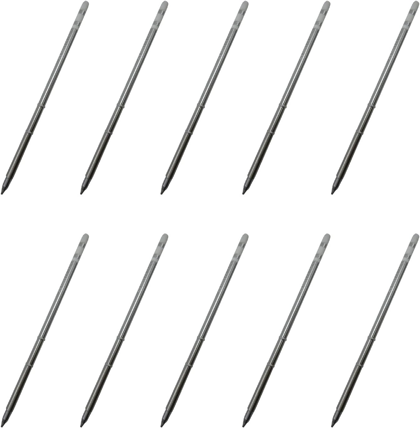 T15-DL12 Long Chisel Screwdriver 0.047" / 1.2mm Soldering Tip for FX-9501 FM-2028 FM-2027 FM-2021 FX-950 FX-951 FX-952 FM-202 FM-203 FM-204 FM-206 ACE Tips (10)