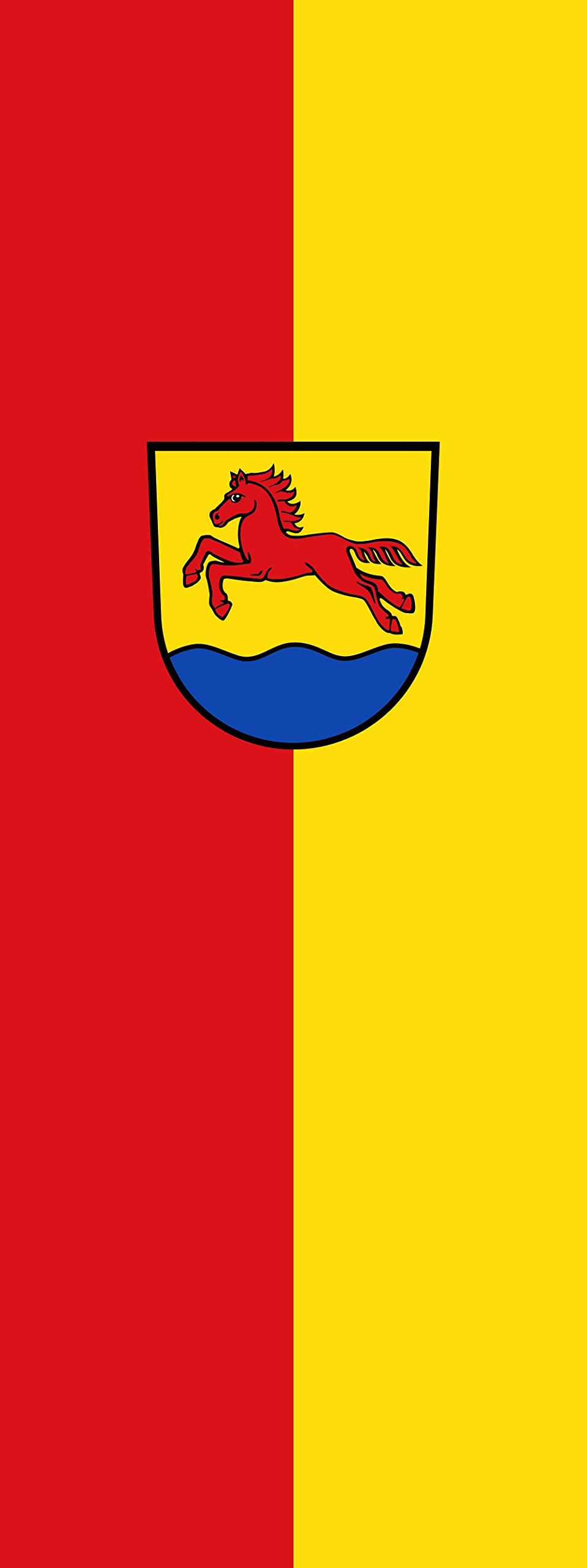 Drapeau Stutensee portrait 400x150cm grand pavillon extérieur de 6m²