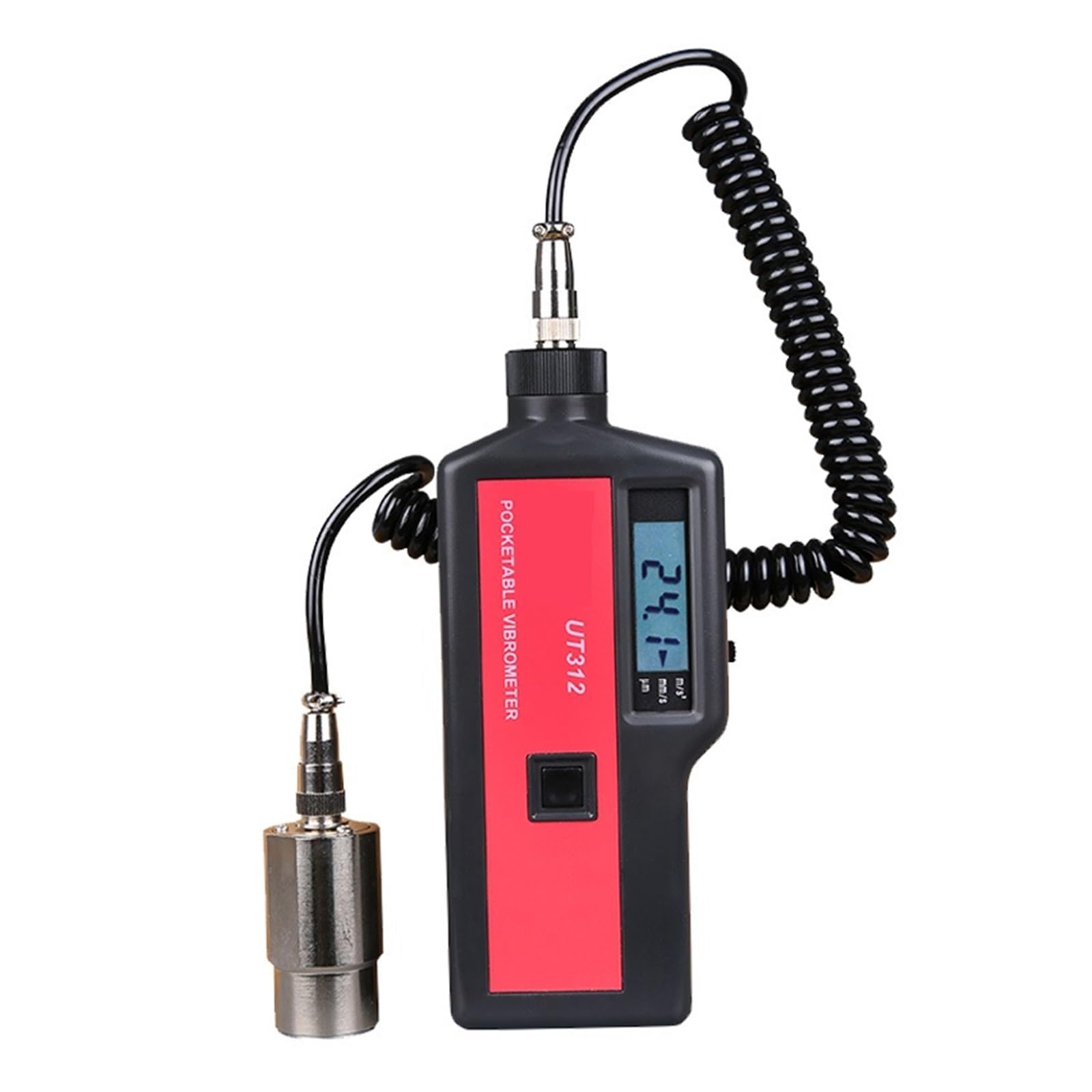 Vibration Tester UT312 Portable Vibration Meter High Sensitive Probe Displacement Velocity Acceleration Measurement