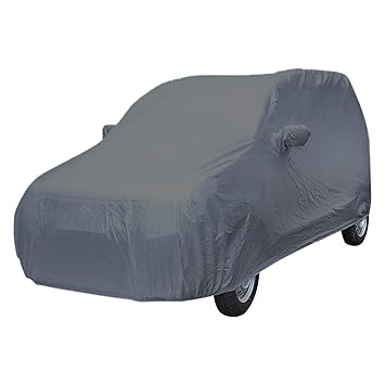 ARNV Mirror Pocket, Fabric Car Body Cover for Maruti WagonR (Grey)