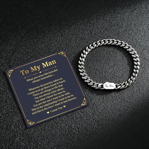 Pulsera de eslabones cubanos de acero inoxidable para hombre miniatura 6