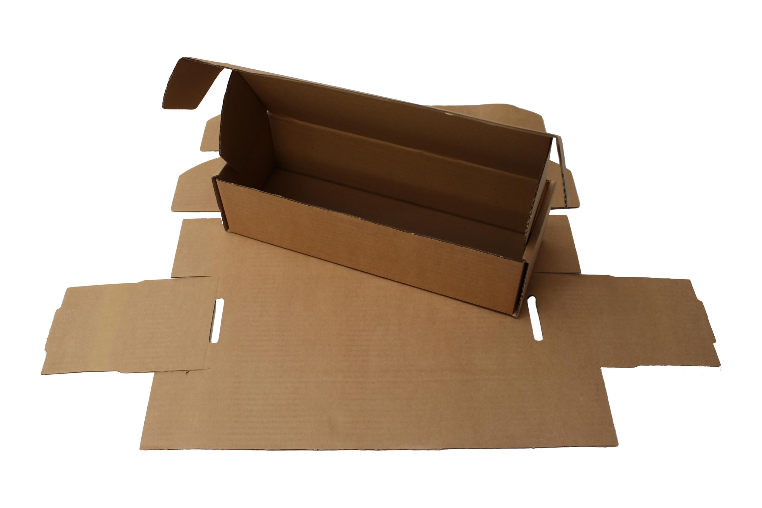 TPBK9 Postal Box 340x120x90mm 13.4x4.7x3.5" Trojan Brown Kraft Small Parcel Postal Packing Mailing Boxes Eco Friendly FSC Certified Biodegradable and Recyclable - Sold in Packs of 25