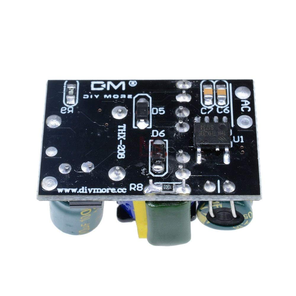 TECNOIOT 5 pz AC-DC 5V 700mA AC 220V a 5V DC 3.5W Step Down Modulo di Alimentazione