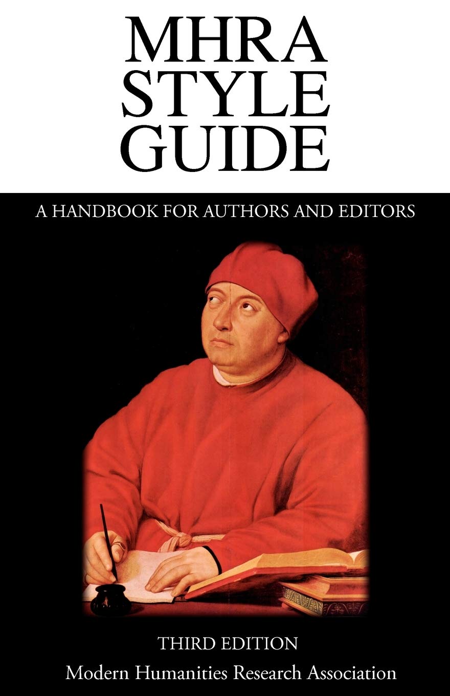 Buy MHRA Style Guide. A Handbook for Authors and Editors. Third Edition. — BookShops.in