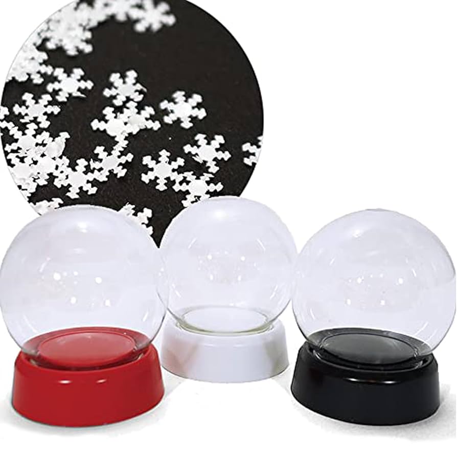 Amazon.co.jp: パウダー付 スノー ドーム(ねじ式) 手作り キット