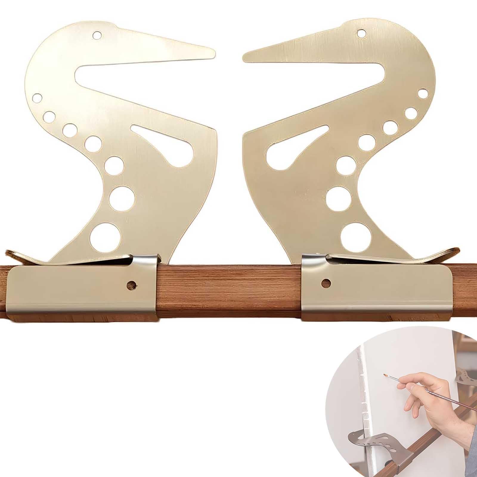 Cavalletto regolabile per appoggiare le mani, ponte in metallo per artisti, ponte di supporto per mano con design autobloccante, altezza e angolo, poggiapolsi per schizzi, disegni e pittura (1 pezzo)