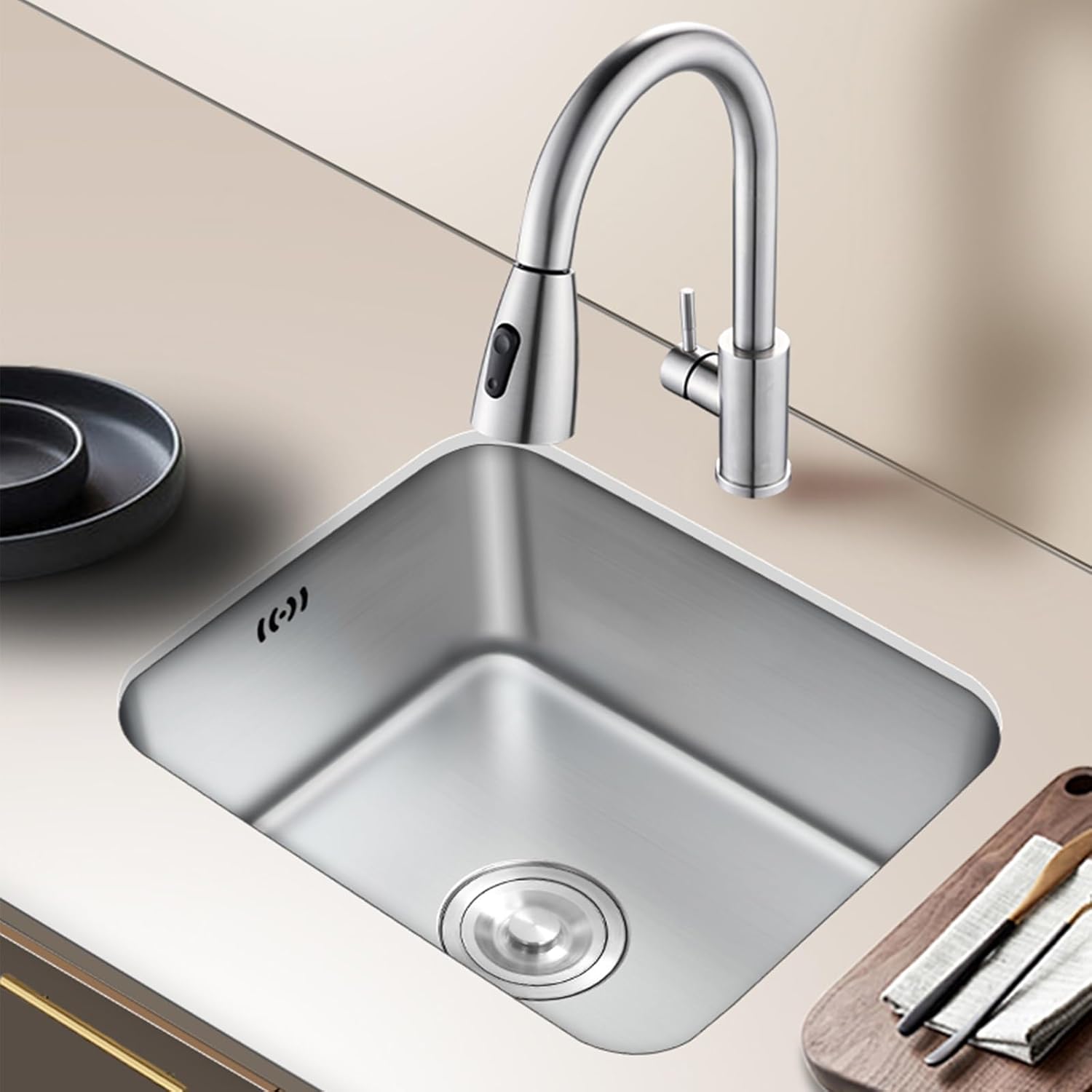 おこわインパクト ステンレストークン3種セット 3-6498-03 モバイルカート(角柱タイプ) 3段 600×435×850 MC42