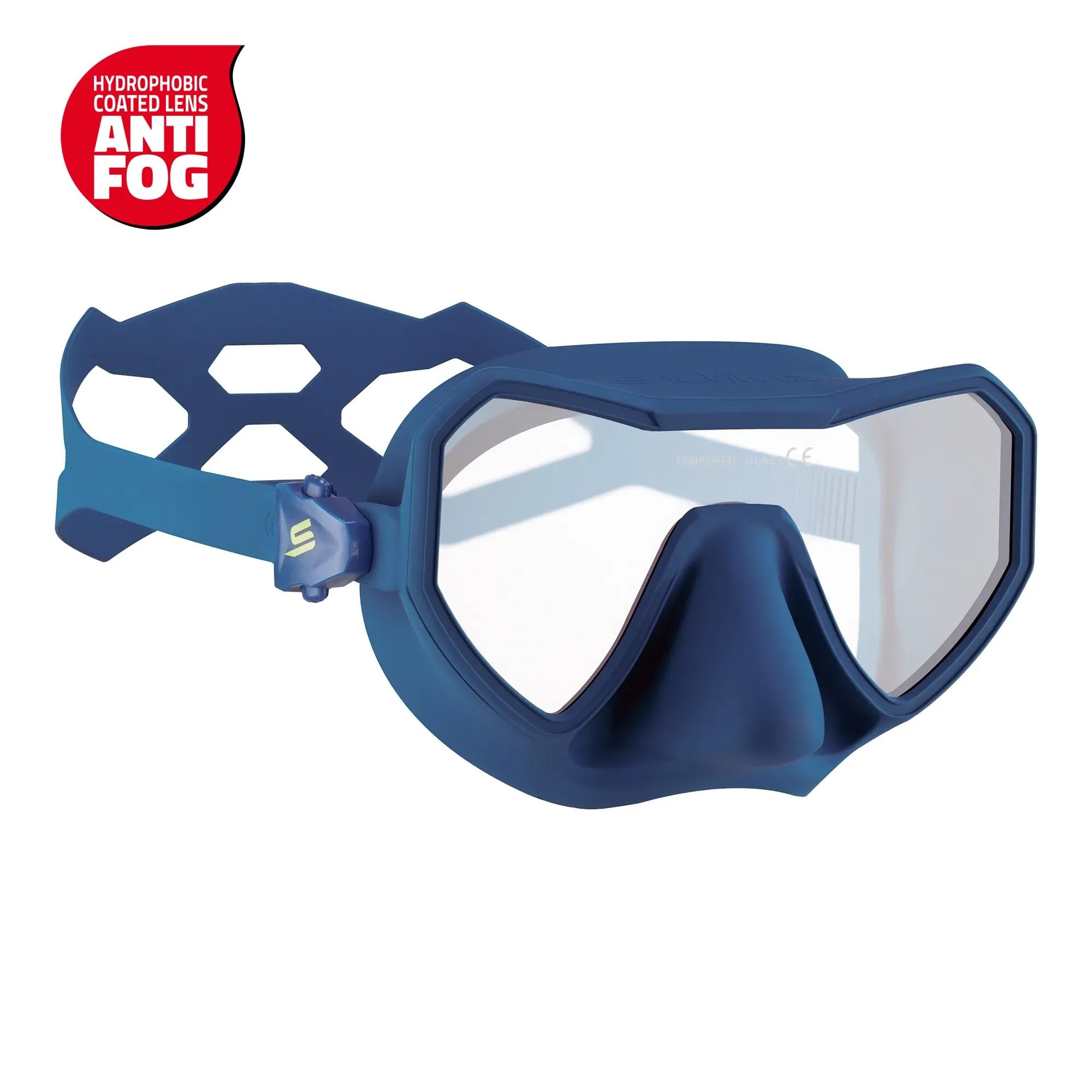 Salvimar, Combo - Máscara Neo Anti Fog Shining Azul + Bite Air Snorkel
