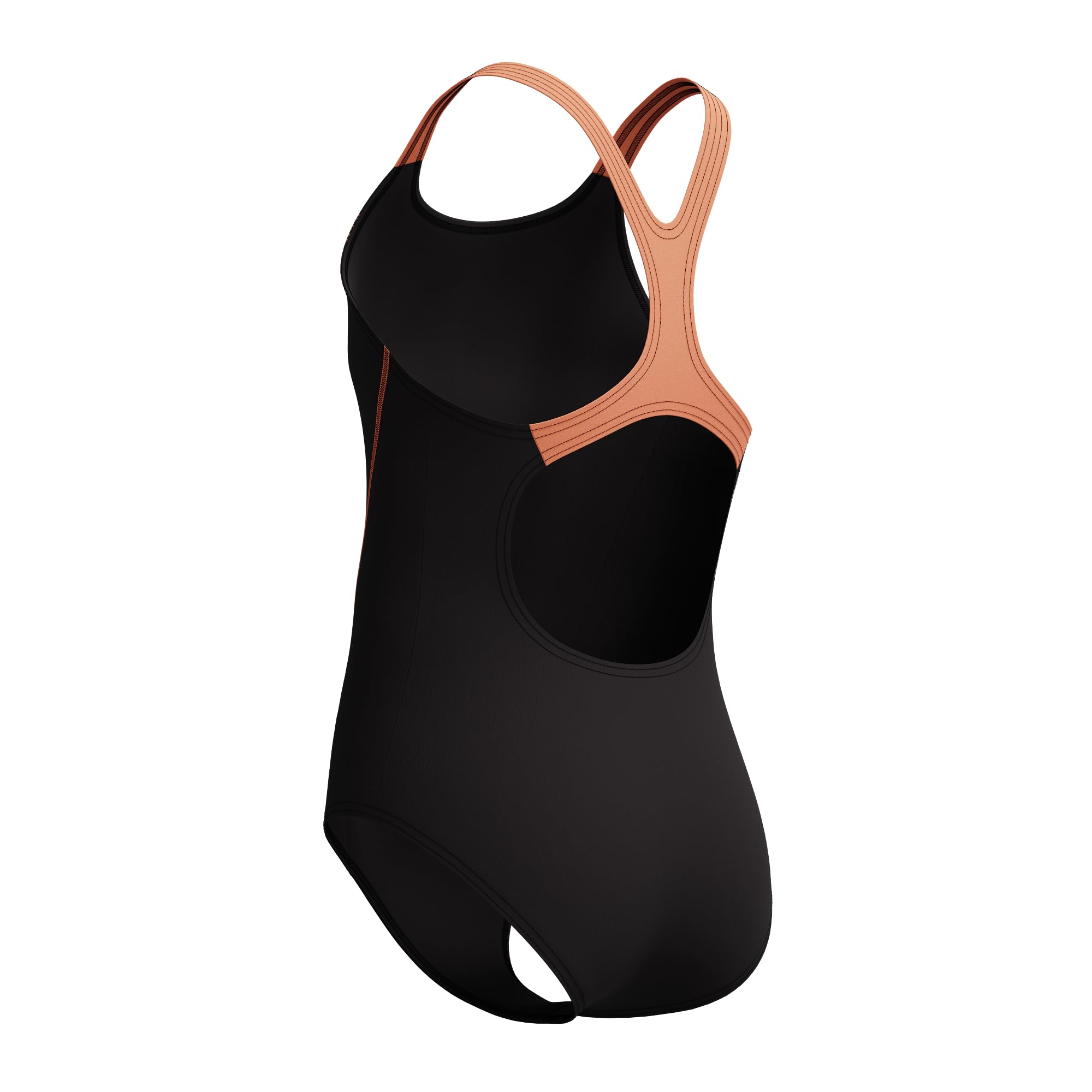 Speedo Mädchen Medley Logo Medalist Badeanzug Orange